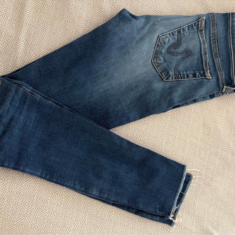 AG Adriano Goldschmied Women’s Skinny Jeans Medium Blue Wash - The Legging Ankle